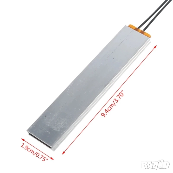 PTC керамичен нагревател 80W 220V за инкубатори и терариуми, снимка 1