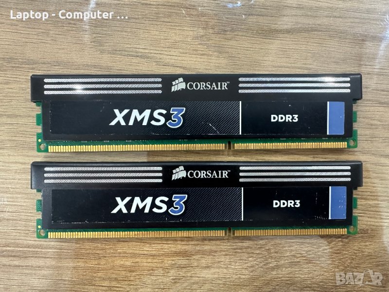 Corsair XMS3 8GB (2x4GB) DDR3 1600MHz, снимка 1