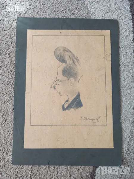 ШАРЖ НА ХУД.НЕДКО КАБЛЕШКОВ, снимка 1