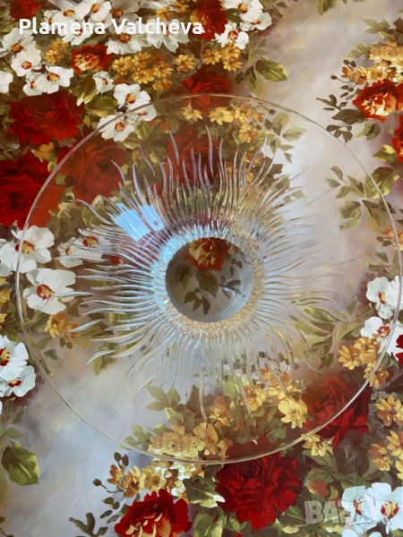 Продавам нова елегантна кристална фруктиера, снимка 1