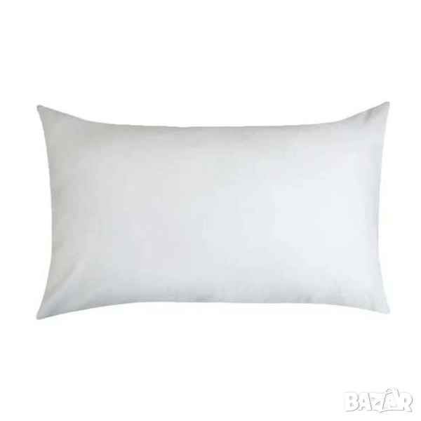 Калъфка за за възглавница, 100% памук, 50х70 см, Бяла, снимка 1