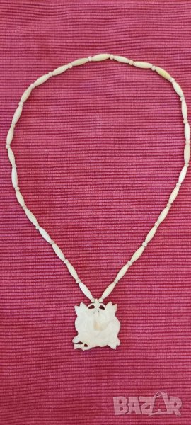 Огърлица, колие, гердан от кост. , снимка 1