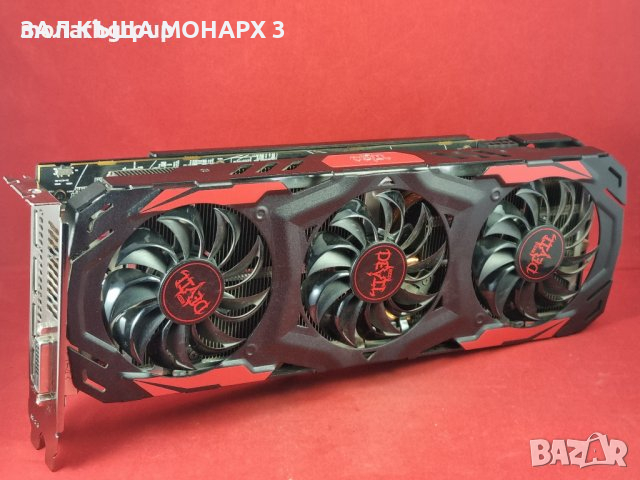 Видео карта PowerColor RED DEVIL Radeon RX 480 8GB GDDR5 PCI Express 3.0 CrossFireX Support ATX Vide, снимка 1