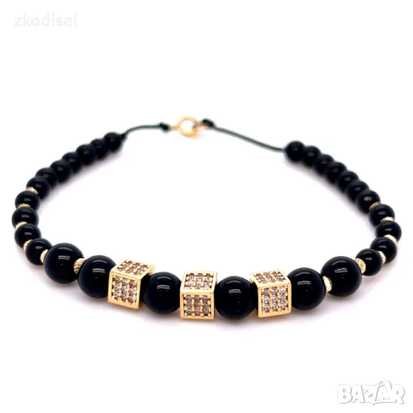 Златна регулируема гривна 7,09гр. 14кр.проба:585 модел:18954-4, снимка 1