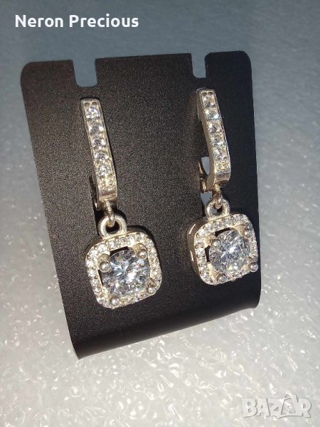 Сребърни обеци, снимка 1