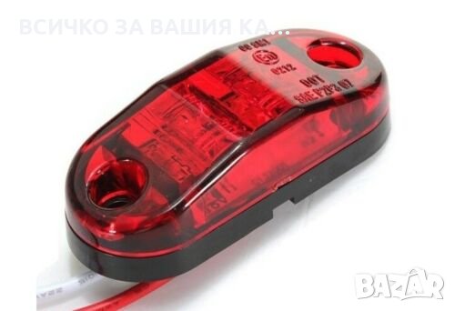 ЛЕД LED габарити с 2 SMD, диодни ЧЕРВЕНИ светлини 12-24V , снимка 1