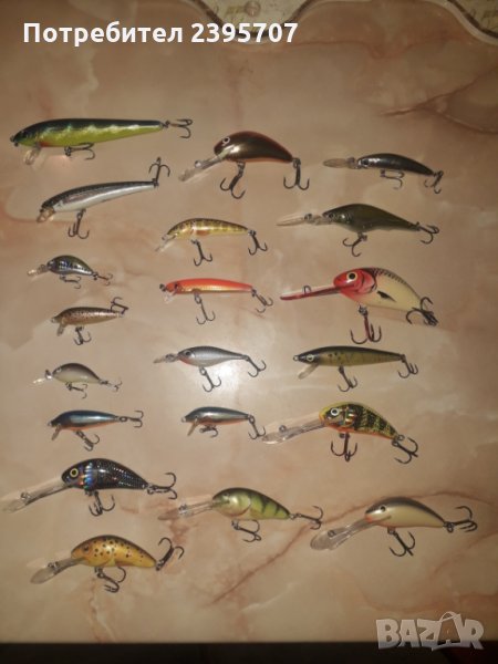 Комплект воблери за пъстърва, кефал и костур и др, снимка 1
