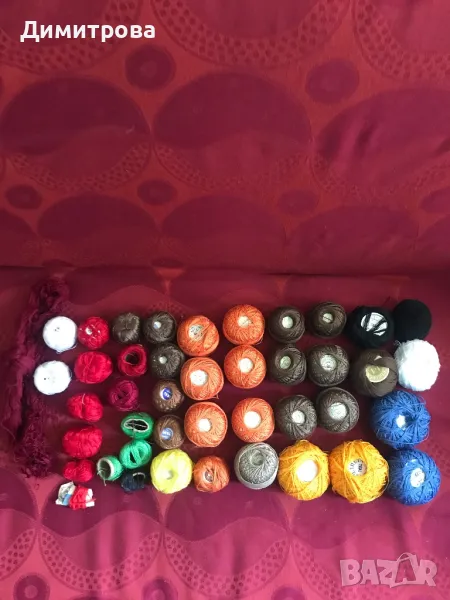 Конци /памучни/ за бродерия /бродиране, шиене/ #1, снимка 1