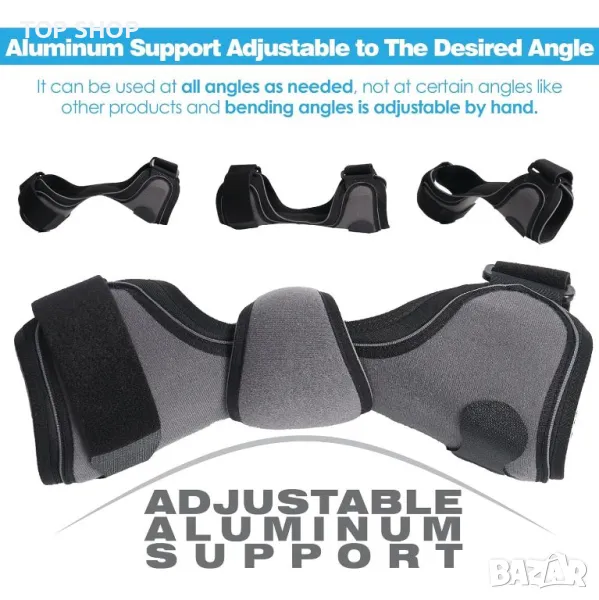 PUCKA Лакътна скоба, регулируема опора за лакътна шина за ръка за ляво и дясно (STD-2 (L-XL-XXL)), снимка 1