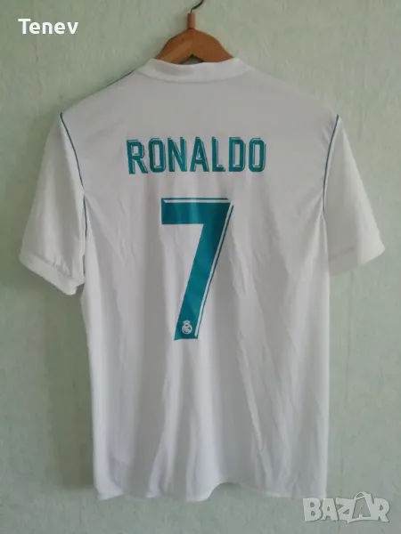 Real Madrid Cristiano Ronaldo Adidas 2017/2018 оригинална тениска фланелка Реал Мадрид Роналдо L, снимка 1