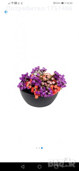 Самополивна саксия Елеганц CLEAR, снимка 1