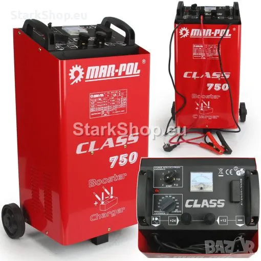 Зарядно Стартерно Устройство MAR-POL 750 Бустер за Ток 60-900 Ah, снимка 1
