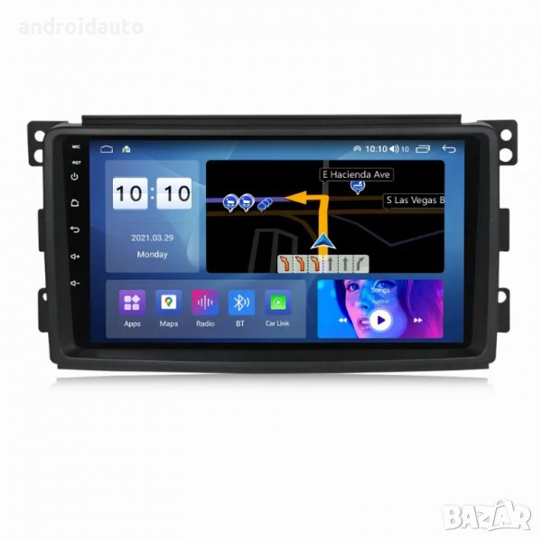 Smart Fortwo 2006-2010 Android Mултимедия/Навигация, снимка 1