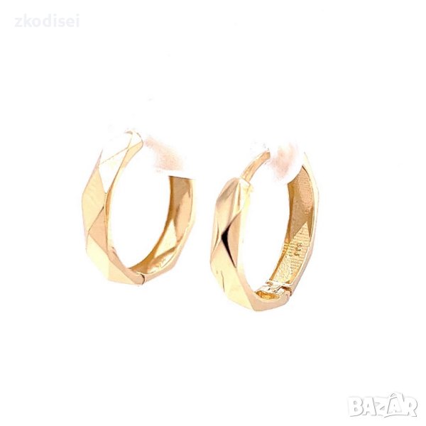 Златни обеци 2,58гр. 14кр. проба:585 модел:22009-2, снимка 1