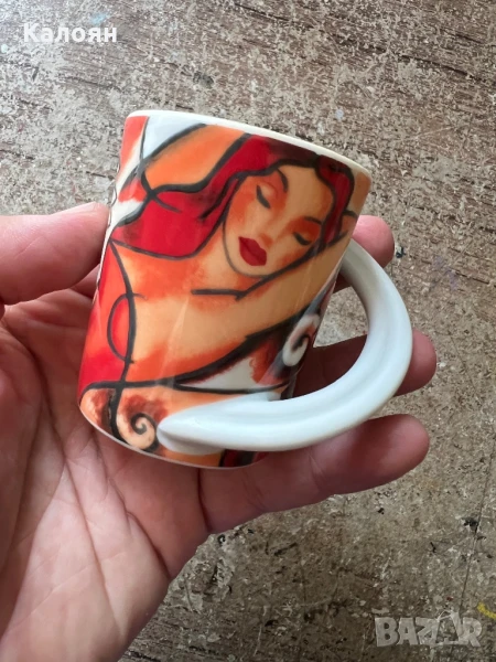 Колекционерска чашка за кафе - дизайнерска, снимка 1