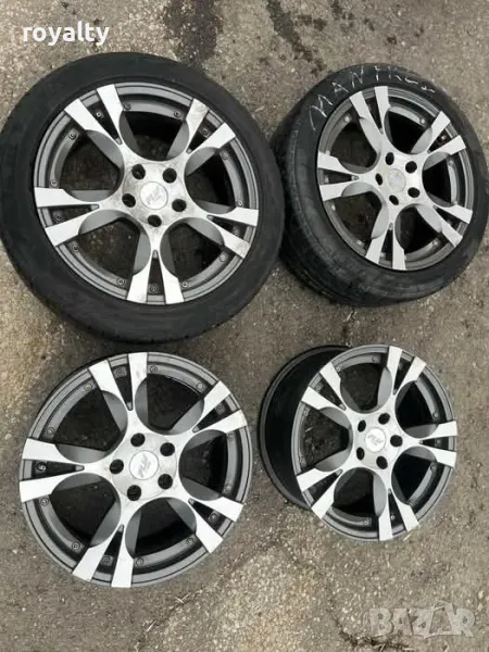 5х112 17 Джани Audi VW Seat Skoda Mercedes 5x112 ET 38 J 7.5 Централен отвор 74.1 с втулка 57.1, снимка 1