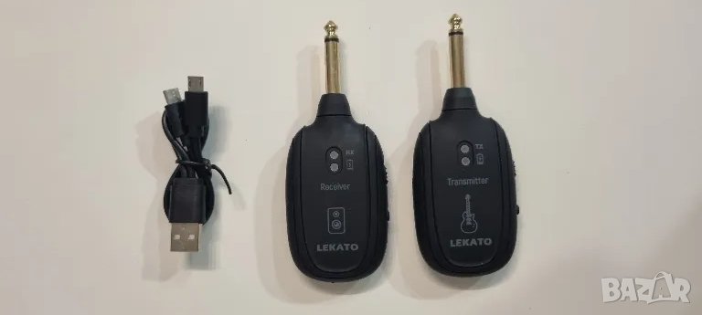 LEKATO безжичен китарен предавател, приемник, снимка 1