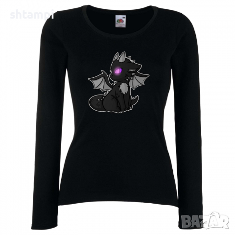 Дамска тениска Ender Dragon 1 майнкрафт Minecraft,Игра,Забавление,подарък,Изненада,Рожден Ден., снимка 2 - Тениски - 36520668