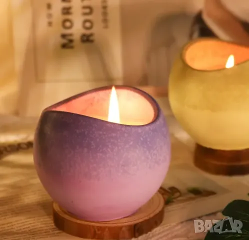 Молд за свещник топка с извивки , снимка 3 - Форми - 49667277