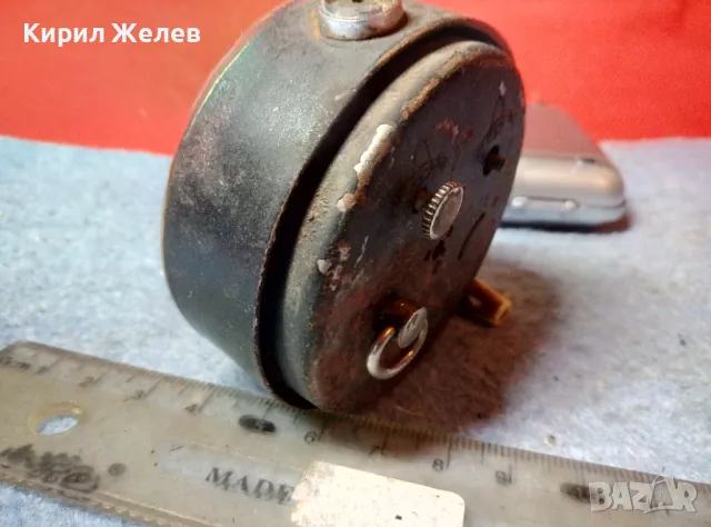 SLAVA 11 JEWELS MADE in USSR Стар КОЛЕКЦИОНЕРСКИ РУСКИ МЕХАНИЧЕН БУДИЛНИК СЛАВА 44047, снимка 5 - Антикварни и старинни предмети - 47685999