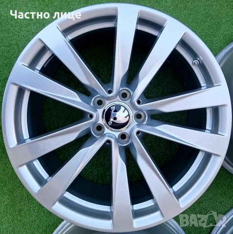 Продавам 4бр 19-ки джанти за Шкода Супърб, Супърб Скаут, Кодиак, Еняк , снимка 4 - Гуми и джанти - 53118864