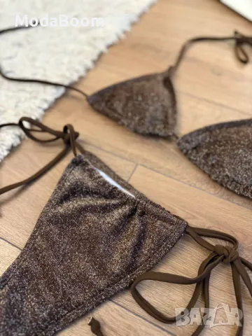 Кафяв дамски бански , снимка 3 - Бански костюми - 48932997