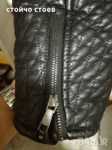 Кожено зимно яке, снимка 6 - Якета - 30707208