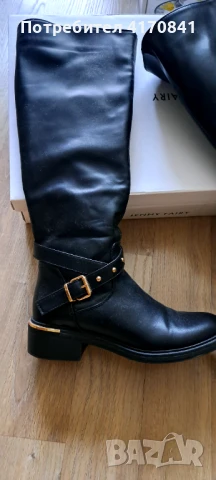 Ботуши размер 39, черни, снимка 2 - Дамски ботуши - 51398871