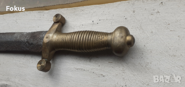 Автентичен стар тесак нож меч сабя ятаган, снимка 2 - Антикварни и старинни предмети - 53340065