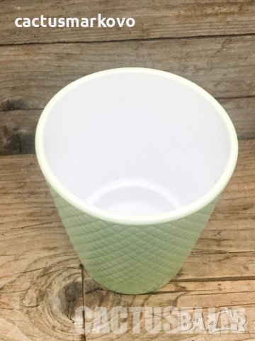 Керамична кашпа за орхидея, снимка 2 - Саксии и кашпи - 37795868