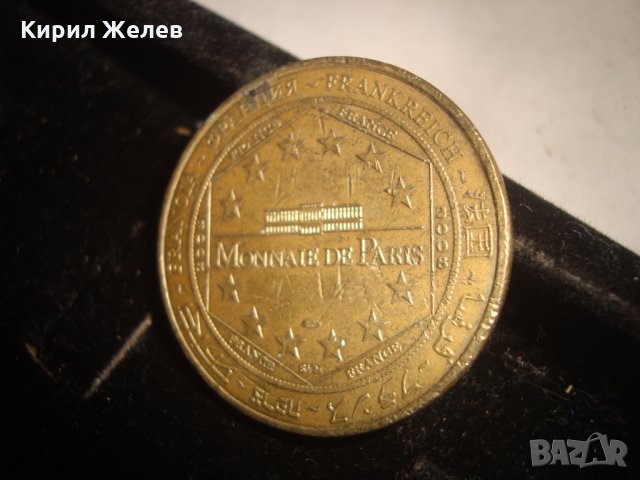 МОНМАРТР БАЗИЛИКАТА САКРЕ-КЬОР ПОЗЛАТЕН ПЛАКЕТ Тип МОНЕТА СУВЕНИР от ПАРИЖ 6907, снимка 4 - Антикварни и старинни предмети - 31019436