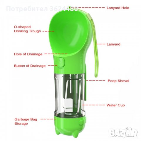 Модерна преносима бутилка за домашни любимци, снимка 18 - Други стоки за животни - 40005915