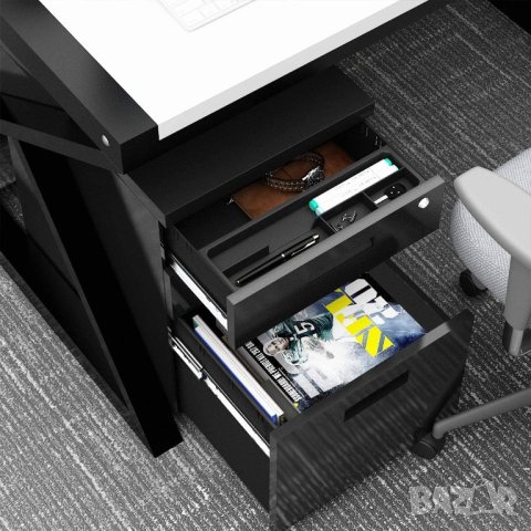 Мобилен офис шкаф с 3 чекмеджета HCCBN002-B, снимка 5 - Шкафове - 42888003