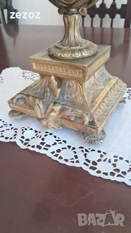 Свещник месинг Ар Нуво, снимка 9 - Свещи и свещници (декоративни) - 55938166