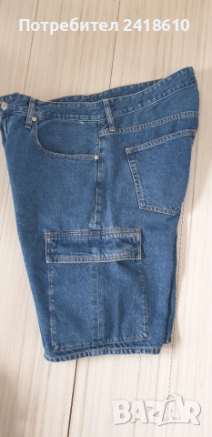 Calvin Klein Cargo Jeans Short Cotton Mens Size 33 ОРИГИНАЛ! Мъжки КъсиПанталони!, снимка 4 - Къси панталони - 54205682