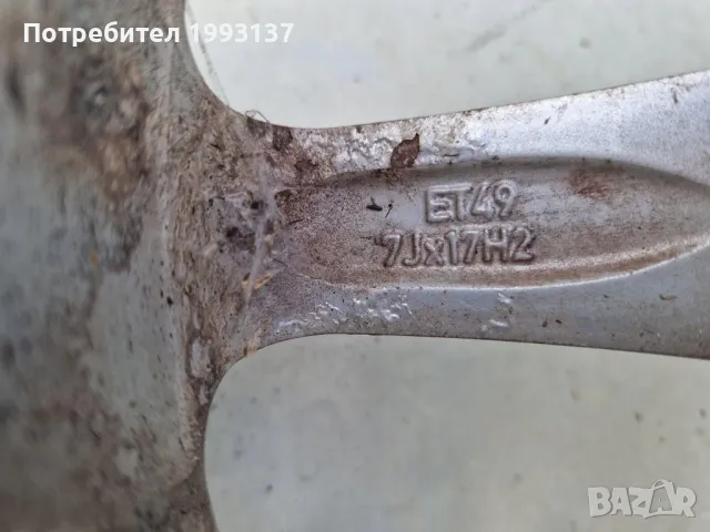 Джанти за Mercedes B245 и A169 , снимка 6 - Гуми и джанти - 50043193