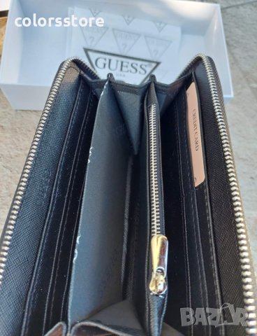 Черно портмоне Guess код IM-D34L, снимка 4 - Портфейли, портмонета - 41703541