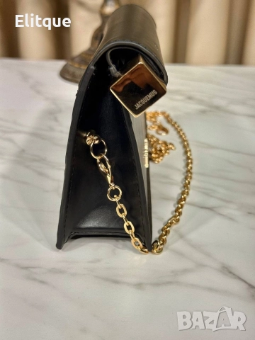 чанти Jacquemus - The Rond Carre clutch ↔️ 20 cm ↕️ 11 cm , снимка 7 - Чанти - 52968297