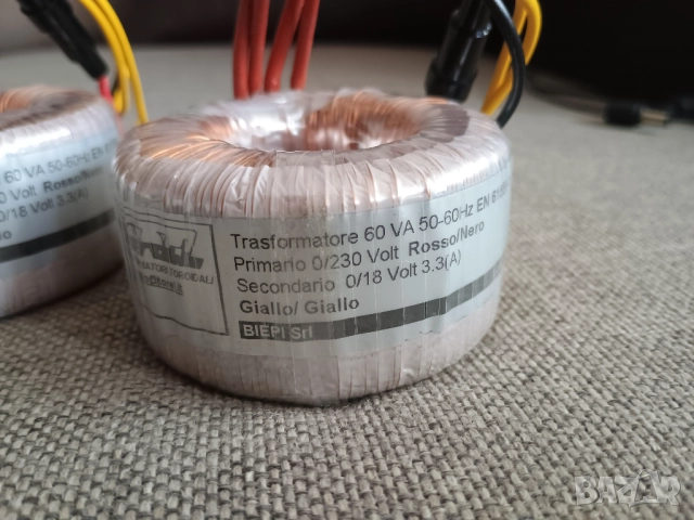Чифт тороиди 2x (18V / 3.3A) нови, снимка 3 - Ресийвъри, усилватели, смесителни пултове - 51854862