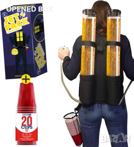 Диспенсер за напитки - Двоен джет пакет Beer Giraffe, счупено кранче