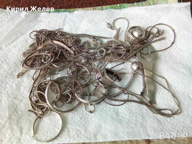 100 грама сребърни накити за поправка за реставрация за части или за материал 45360, снимка 5 - Колиета, медальони, синджири - 54212571