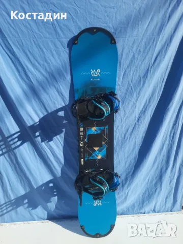 сноуборд  Salomon Wild Card +автомати 140см. 