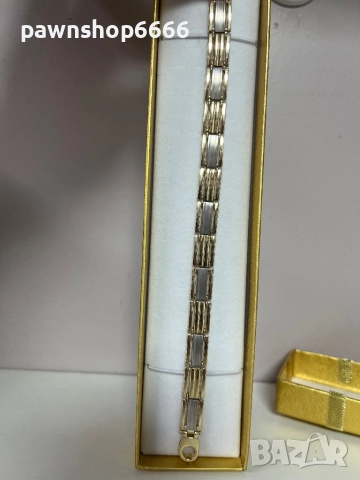 Златна гривна 14 карата 11 грама , снимка 2 - Гривни - 52583284