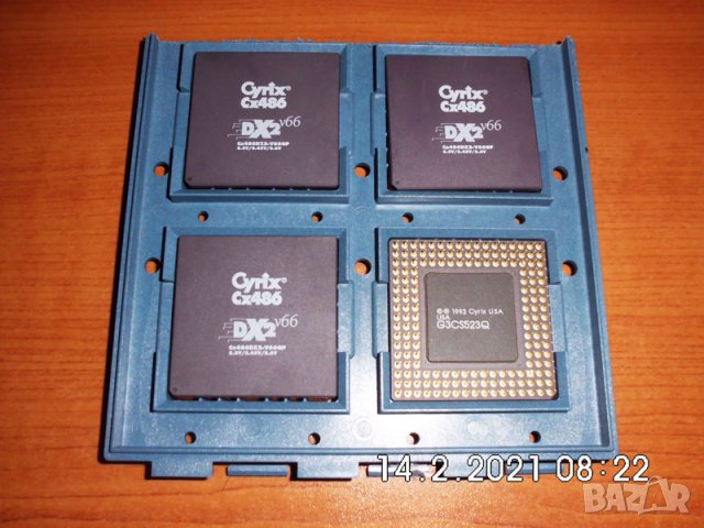 Заменям Нов процесор 486 Cyrix 486DX2-66 Mhz USA Производство 1993 година, снимка 4 - Процесори - 31809046