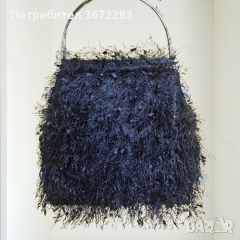 Атрактивна дамска текстилна чанта с кръгли дръжки - различни цветове, снимка 2 - Чанти - 44616089