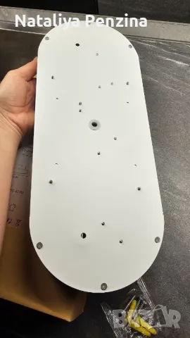 12 W LED таванна лампа Wood, Cool White 6500 K LED таванна лампа, модерна скандинавска LED , снимка 4 - Лед осветление - 48670884