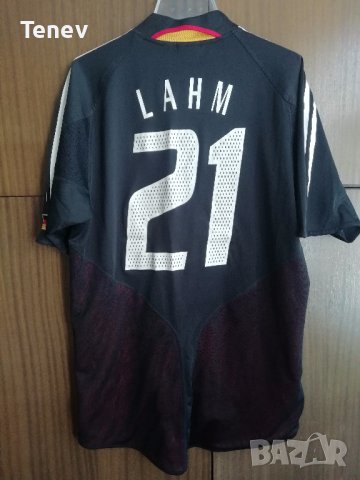 Germany Philipp Lahm Adidas оригинална рядка тениска Германия 2004/2005 M, снимка 2 - Тениски - 38501867