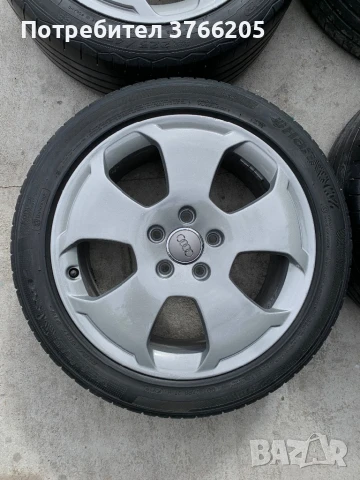 17ки джанти с летни гуми 5х112, снимка 3 - Гуми и джанти - 50363019