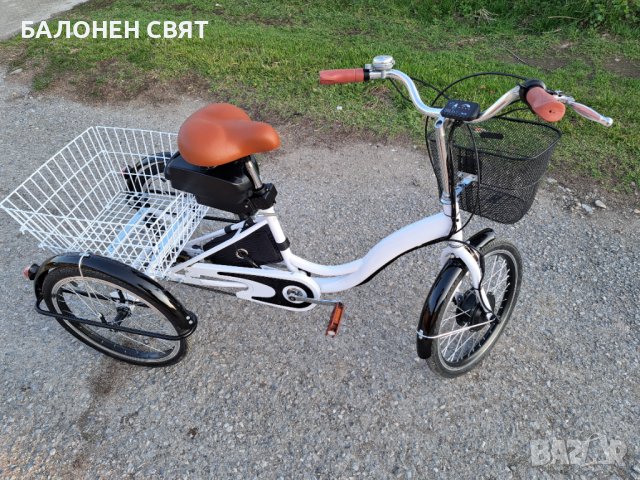 -10% ТЕЛК - Електро - механичен Триколесен Велосипед Хибрид, снимка 2 - Велосипеди - 40061856