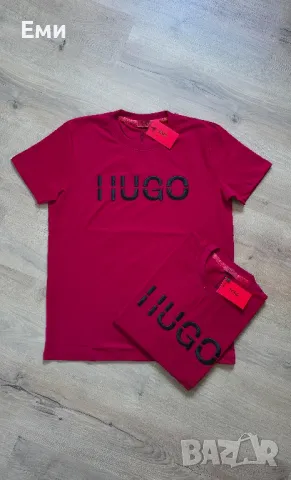 Мъжки луксозни тениски HUGO BOSS Dsquared2 Burberry Moschino Nike , снимка 8 - Тениски - 50158565